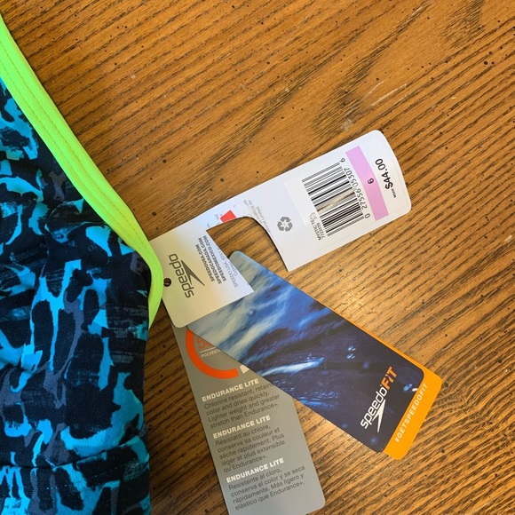 NWT Speedo Endurance Lite Print BikiniTop - Picture 3 of 5